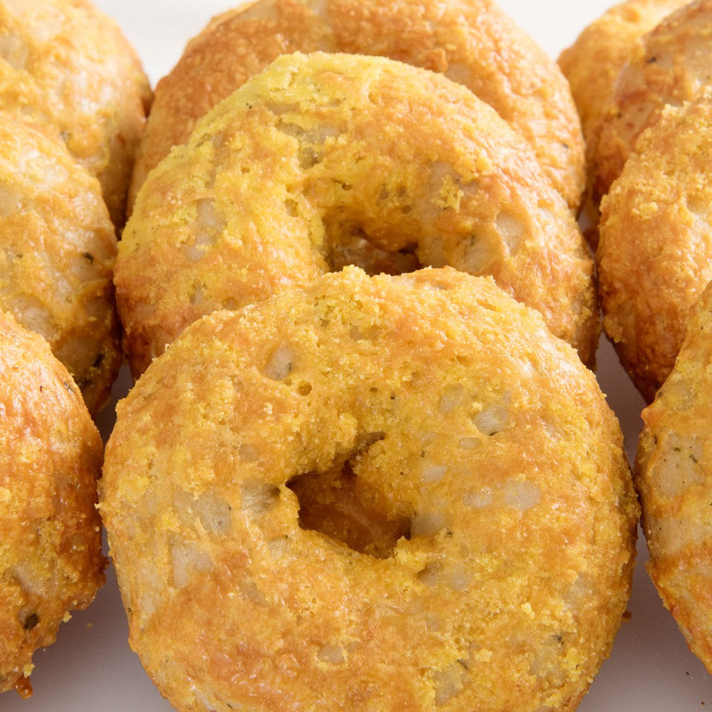 Olive Oil Cheddar Bagel