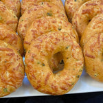Load image into Gallery viewer, Jalapeno Pepper Jack Bagel
