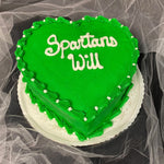 Load image into Gallery viewer, Spartans Will Heart Cake
