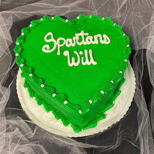 Spartans Will Heart Cake