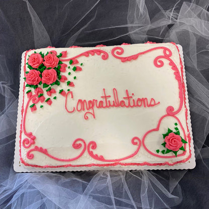 1/2 Sheet Cake