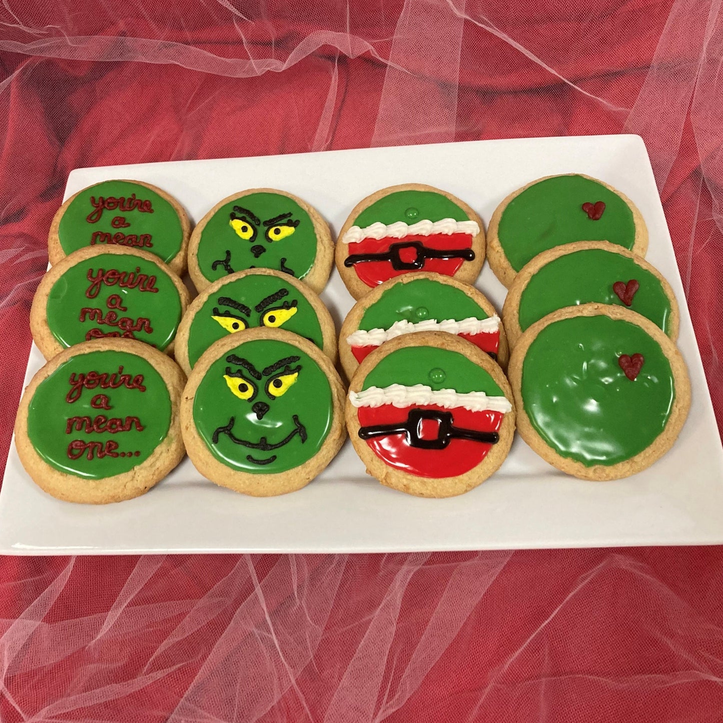 Grinchy Holiday Cookies