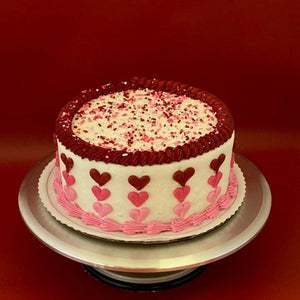 Cherry Chip Valentine Cake