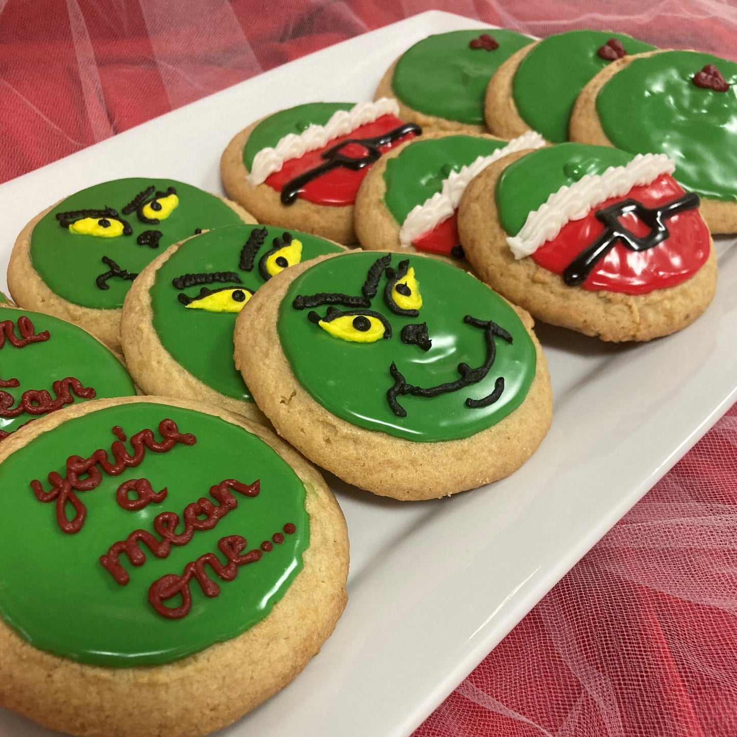 Grinchy Holiday Cookies