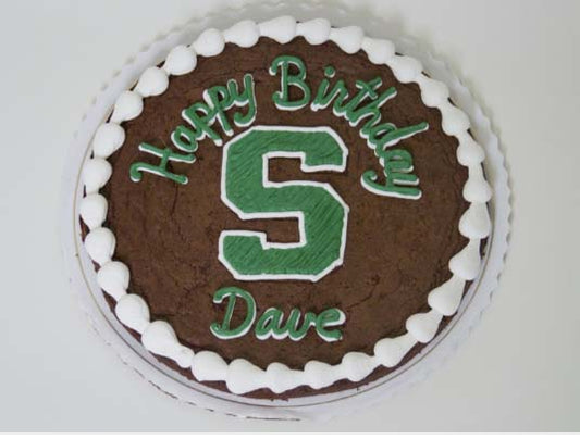 9" Decorated Brownie