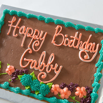1/4 Sheet Cake